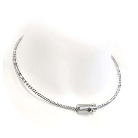 Steel Wire Lockable Slave Collar by Hell's Couture