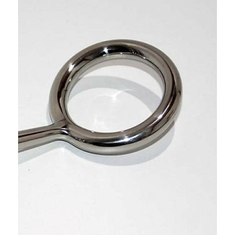 Crusty Cock Ring With Anal Ball Option by Hell's Couture