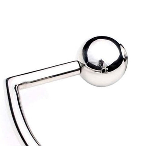 Horse Shoe Cock Ring with Anal Intruder by Hell's Couture