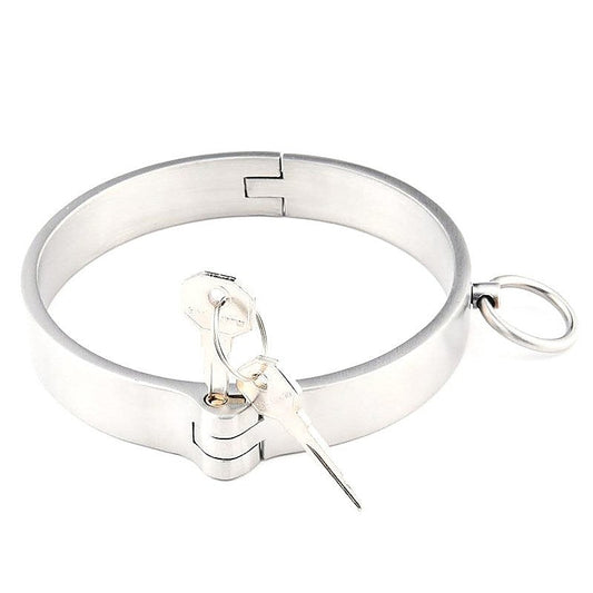 Cross Lock Neck Collar by Hell's Couture