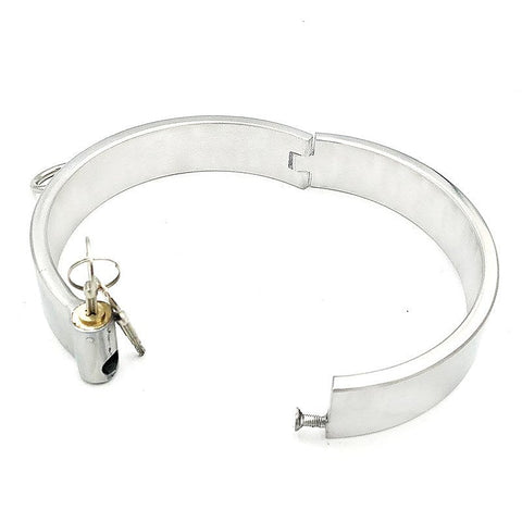 Cross Lock Neck Collar by Hell's Couture
