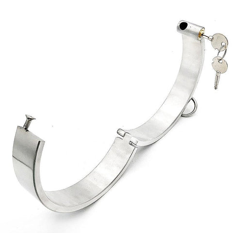 Cross Lock Neck Collar by Hell's Couture