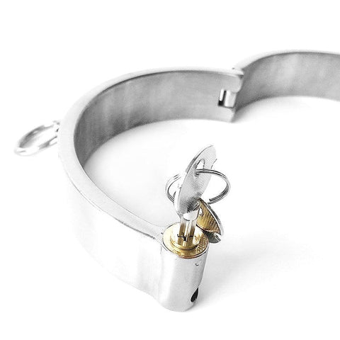 Cross Lock Neck Collar by Hell's Couture