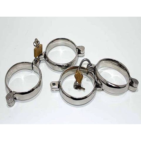 Steel Lust Cuffs by Hell's Couture