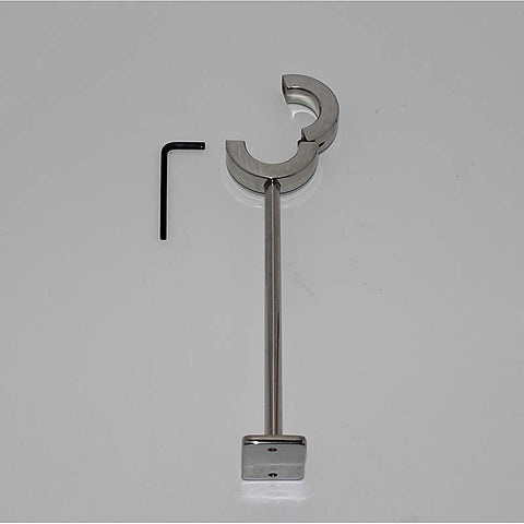 STUK Heavy Locking Testicle Steel Mount by Hell's Couture