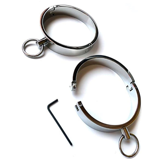 Heavy Duty Steel Cuffs by Hell's Couture