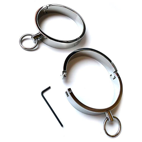 Heavy Duty Steel Cuffs by Hell's Couture