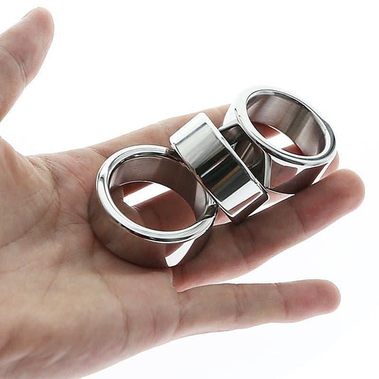 Extra Heavy Duty Steel Cock Ring by Hell's Couture