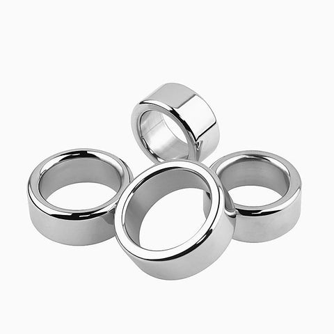 Extra Heavy Duty Steel Cock Ring by Hell's Couture