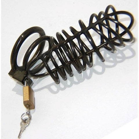 Bad Beast Copper Male Chastity Device by Hell's Couture