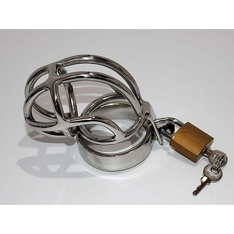 Slumpy Metal Chastity Cage by Hell's Couture