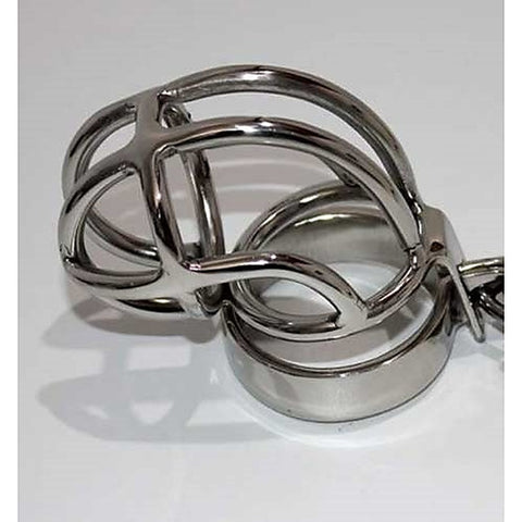 Slumpy Metal Chastity Cage by Hell's Couture