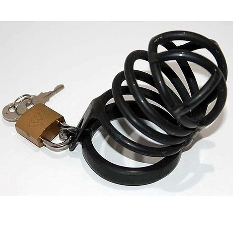 Nugatory Cock Cage Black Metal by Hell's Couture