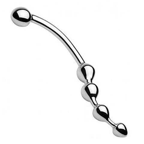 Stainless Steel Twisted Dildo by Hell's Couture