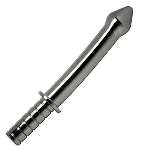 Stainless Steel Phallic Baton Dildo by Hell's Couture