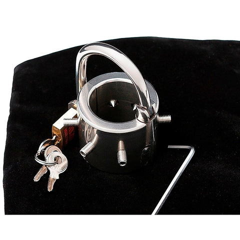 Locking Spiked Ball Splitter by Hell's Couture