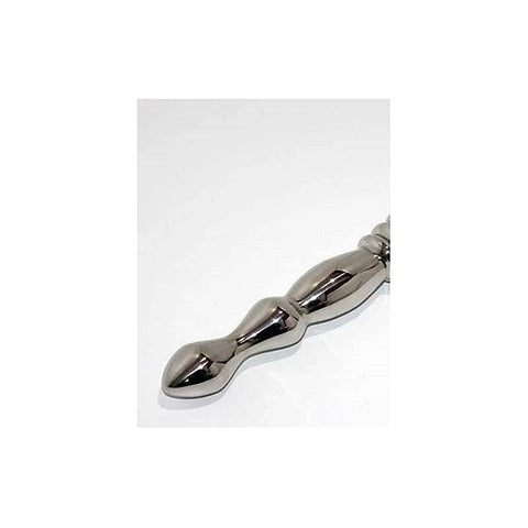 The Ripple T-Bar Extreme Steel Dildo by Hell's Couture