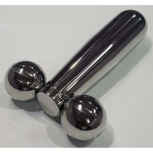 Sculpted Steel Pleasure Massager by Hell's Couture