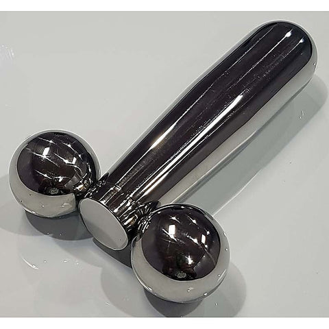 Sculpted Steel Pleasure Massager by Hell's Couture