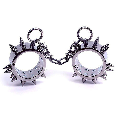 Spiked Metal Restraints by Hell's Couture