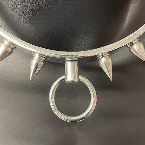 Spiked Metal BDSM Collar by Hell's Couture