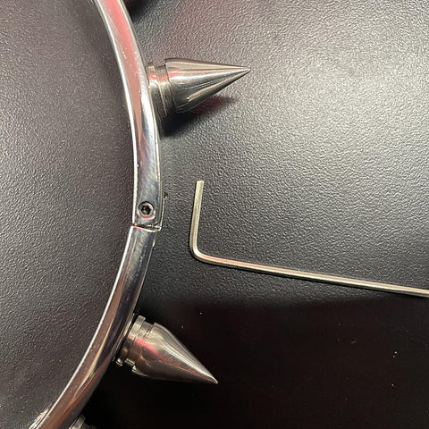 Spiked Metal BDSM Collar by Hell's Couture