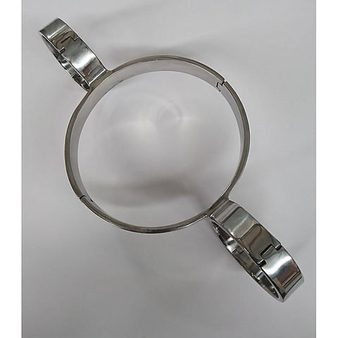 Steel Slave Collar & Cuffs by Hell's Couture