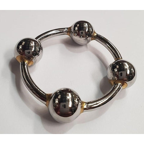 Men's Steel Glans Ring by Hell's Couture