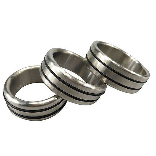 Stainless Steel Pleasure Cock Ring by Hell's Couture