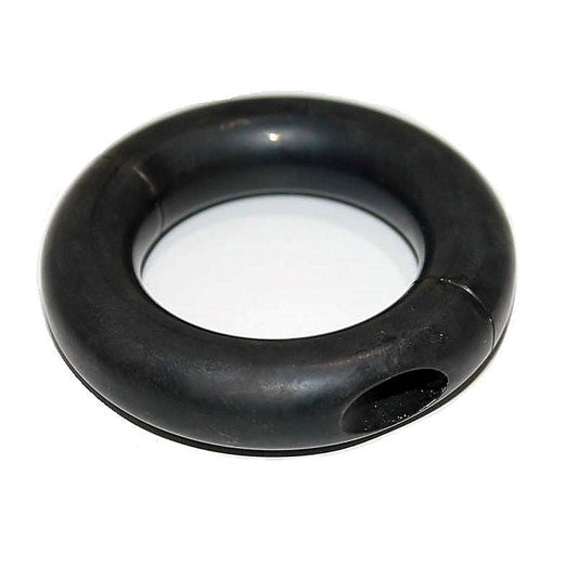 Oval Ball Stretcher Black Metal by Hell's Couture
