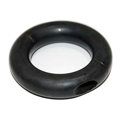 Oval Ball Stretcher Black Metal by Hell's Couture