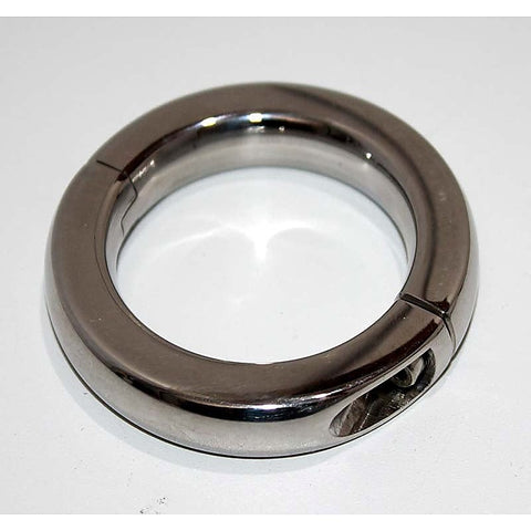 Loopy Smooth Steel Cock Ring by Hell's Couture