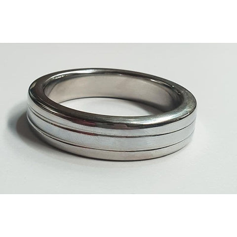 Grooved Power Cock Ring by Hell's Couture