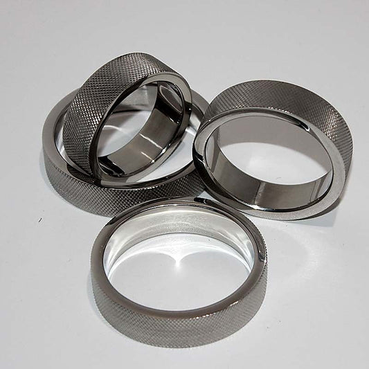 Knurled Steel Cock Ring by Hell's Couture