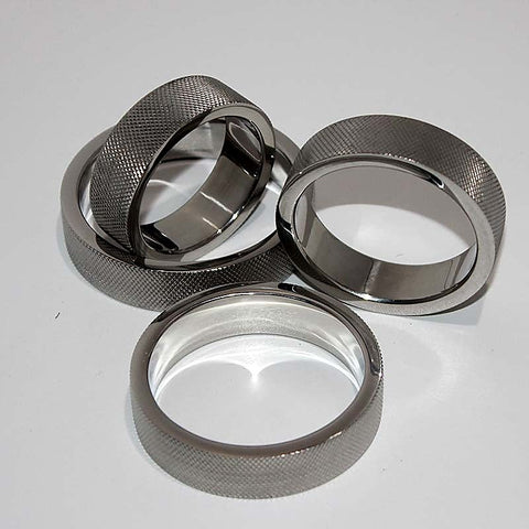Knurled Steel Cock Ring by Hell's Couture