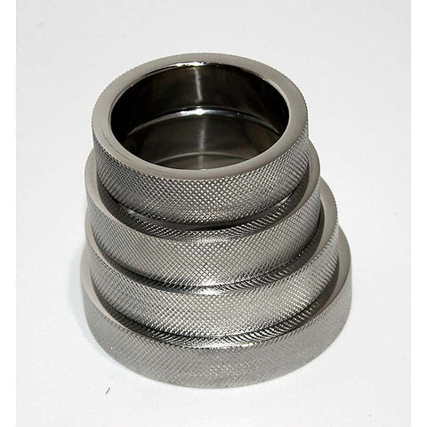 Knurled Steel Cock Ring by Hell's Couture