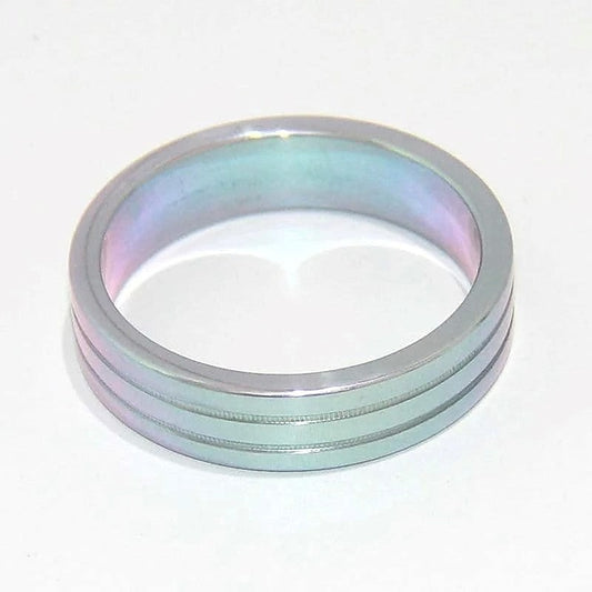 Aluminium Groove Cock Ring by Hell's Couture