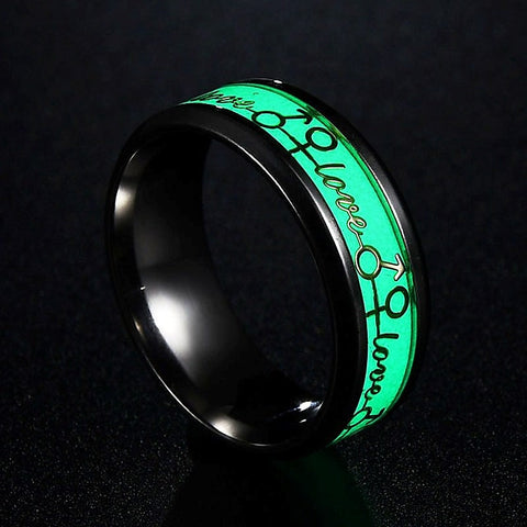 Luminous Metal Cock Ring by BDStyle