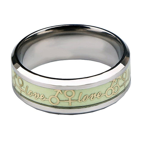 Luminous Metal Cock Ring by BDStyle