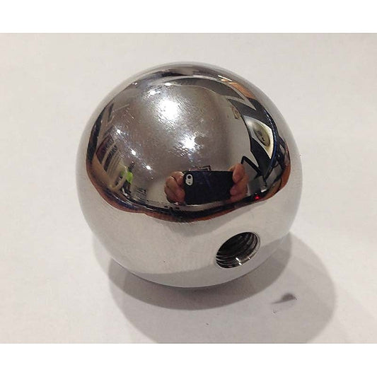 Stainless Steel Solid Threaded Sex Ball by Hell's Couture