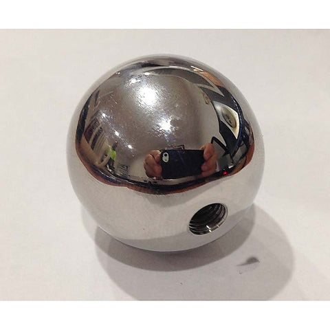 Stainless Steel Solid Threaded Sex Ball by Hell's Couture