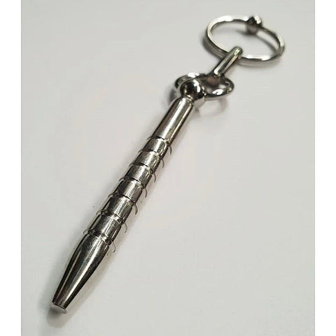 Stake Out Penis Plug with Glans Ring by Hell's Couture
