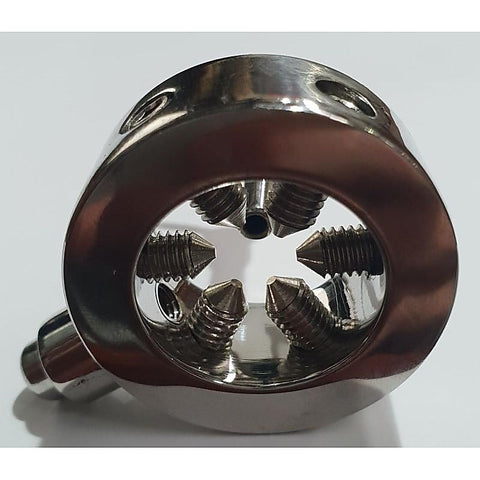 Carasutra Spiked Ring Cum Thru Penis Plug by Hell's Couture