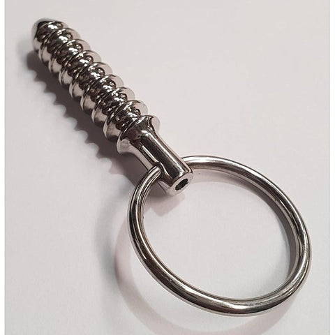 Cork Screw Cum Thru Penis Plug by Hell's Couture
