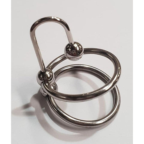Dual Glans Rings by Hell's Couture