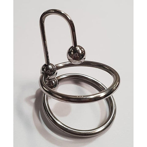 Dual Glans Rings by Hell's Couture