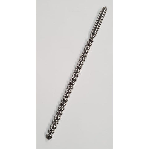 Duke Ribbed Steel Urethral Sound by Hell's Couture