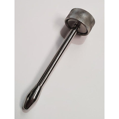 Steel Vibrating Urethral Plug Medium by Hell's Couture