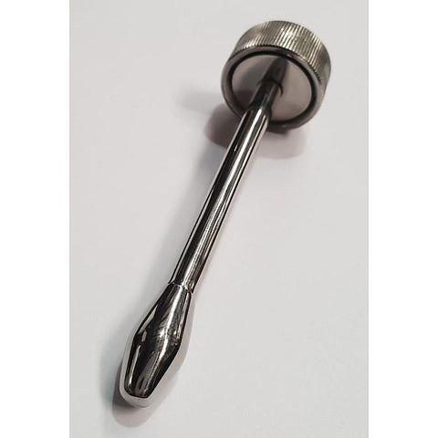 Steel Vibrating Urethral Plug Medium by Hell's Couture