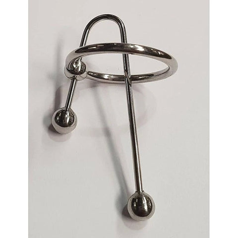 JustSteel Urethra Clip with Glans Ring by Hell's Couture